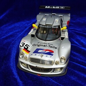 1/18 Mercedes Benz CLK LM #35 Autoart オートアート メルセデス ベンツ Le Mans 1998 難有 検 GTR シルバーアローの画像1