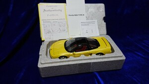 1/18 HONDA NSX TYPE R NA1 Indy Yellow Pearl Autoart 73297 オートアート ホンダ NSX タイプR 1992 インディイエローパール