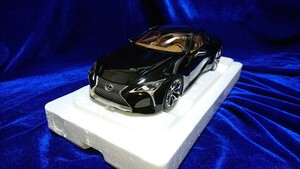 1/18 LEXUS LC500 URZ100 BLACK / TAN Autoart 78849 レクサス LF-LC LC ブラックボディ インテリアカラー：タン