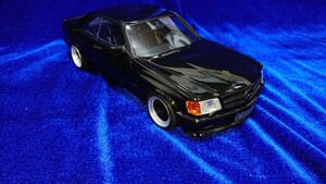 1/18 Mercedes Benz 560 SEC AMG 1990 WIDEBODY BLACK OTTO Mobile OTM187 メルセデス ベンツ 560SEC 6.0 アーエムゲー ワイドボディ