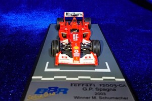1/43 Ferrari F 2003 GA GP SPAGNA 2003 Michael Schumacher フェラーリ F-2003 BBR BG244 スペインGP ミハエル・シューマッハ 検 1/18 MR 