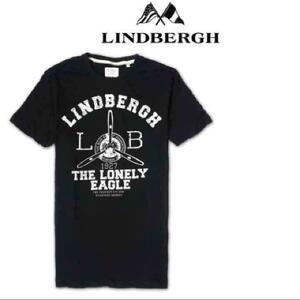 新品♪LIND BERGHリンドバーグ メンズロゴ半袖Tシャツ ブラックLサイズ