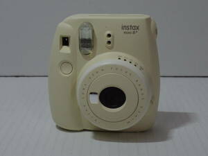 1016650C* [ junk treatment ]FUJIFILM instax mini 8+ vanilla Fuji film instant camera 