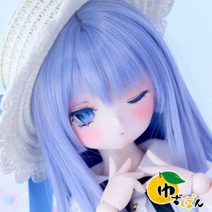 Art hand Auction ★:Yuzupon:DDH-01:Custom head:★Ao-chan※Difficult, doll, Character Doll, Dollfie Dream, parts