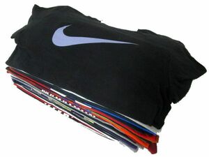  America импорт *NIKE/ Nike футболка с длинным рукавом много 33 шт. комплект * б/у одежда . размер MIX long T принт спорт USA рекомендация продажа комплектом No.OK-4