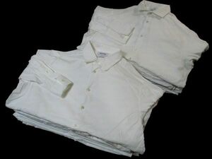 America import *Calvin Klein/ Calvin Klein long sleeve white / white shirt large amount 29 pieces set * old clothes . size MIX recommended set sale No.RC-9