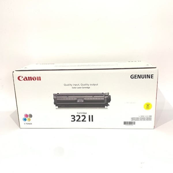 ★新品 未使用 送料無料★Canon キヤノン トナーカートリッジ322Ⅱ イエロー