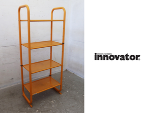 #P016# beautiful goods # Sweden #ino Beta -/Innovator# modern design # steel rack # shelf # display shelf # Northern Europe modern # pop # orange 