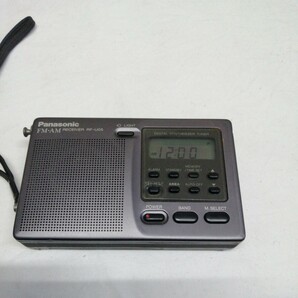 動画記載 Panasonic RF-U05 AM/FM ラジオ 送料520円可能 動作確認済 ポケットラジオ アンティークの画像5
