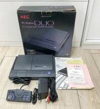 ◇ゲーム◆NEC PCEngine Duo PI-TG8 PCエンジン デュオ 付属品あり 箱付き 通電確認済_画像1