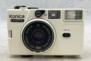 ◇カメラ◆Konica コニカ C35 EF3 ホワイト 白 コンパクト フィルムカメラ 昭和レトロ