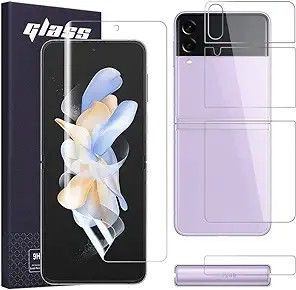 Galaxy Z Flip4 フィルム au SCG17 自動修復 キズ防止 指紋認証対応 超