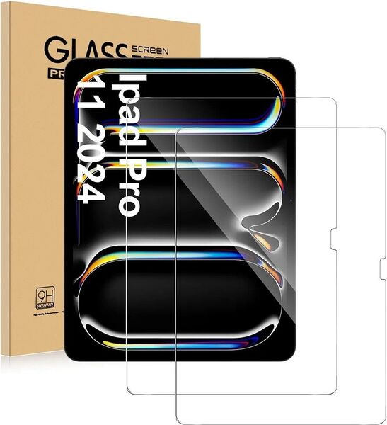 2枚入り】For iPad Pro 11インチ 2024 フィルム Mosasa iPad Pro 11 2024 ガラスフィルム