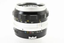 【光学極上品】Nikon ニコン 非Ai NIKKOR-S Auto f1.4 50mm MFレンズ #691-2_画像8