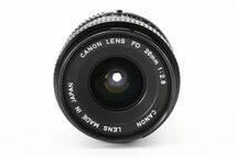 【ジャンク】Canon キャノン new FD 28mm 1:2.8 MFレンズ #666-2_画像3