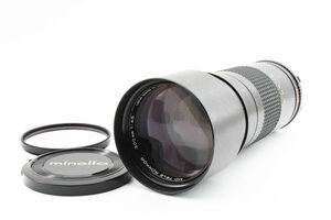 【実用品】Minolta ミノルタ MD TELE ROKKOR 300mm f4.5 MFレンズ #813