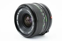 【実用外観美品】Canon キャノン new FD 28mm 2.8 MFレンズ #834_画像2