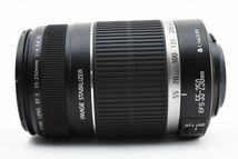 【光学極上品】Canon キャノン EF-S 55-250mm 4-5.6 IS AFレンズ #829-3_画像8