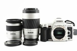 【実用品】Minolta ミノルタ α sweet / AF ZOOM 35-80mm 4-5.6 / AF ZOOM 75-300mm 4.5-5.6 DV II ダブルレンズキット #847-1