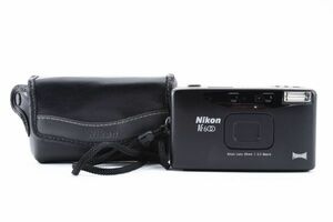 【実用美品】Nikon ニコン AF600 28mm 3.5 黒 ブラック ミニカメラ コンパクトフィルムカメラ #867-3