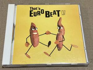 ザッツ・ユーロビート(THAT'S EUROBEAT) Vol.37 CD