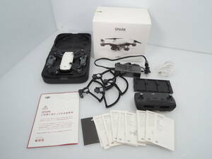 ^DJI drone SPARK FLY MORE COMBO Spark fly moa combo Japan Alpen white empty . radio-controller operation not yet verification / control 7820A21-01260001