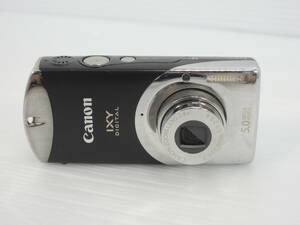 △ジャンク品 Canon キャノン コンパクトデジタルカメラ IXY DIGTAL L3 PC1144 ブラック 本体のみ 動作未確認/管理8680A12-01260001