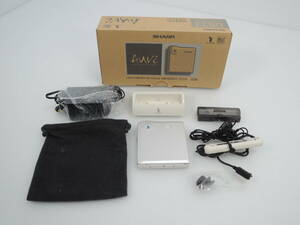 ^SHARP sharp Auvi portable MD player MD-DS33-S silver MD player audio equipment operation not yet verification / control 9088A12-01260001