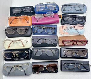 18点★眼鏡まとめ★老眼鏡 めがね フレーム 眼鏡ケース OWNDAYS LANVIN など★レディース メンズ ユニセックス アイウェア アクセサリー