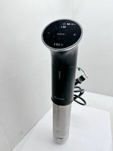 IRISOHYAMA 低温調理器 2020年製 中古 アイリスオーヤマ キッチン家電 調理器具 LTC-01 ブラック 温度計 タイマー 現状 通電◎