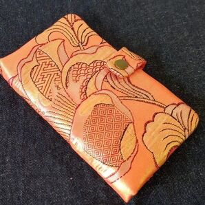 母の日☆お薬手帳ケース 帯リメイク ハンドメイド マルチケース