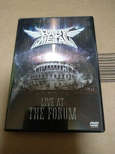 中古品 DVD BABY METAL LIVE AT THE FORUM