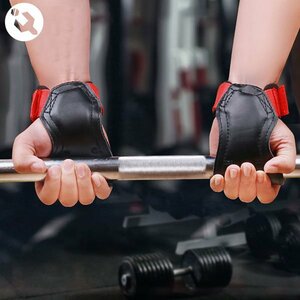  power grip training glove original leather wrist weight training Jim gloves .to rely fting belt rubber slip prevention Raver 