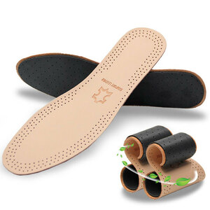  original leather insole original leather anti-bacterial cow leather natural cow leather one layer moisture suction power soak up sweat anti-bacterial deodorization insole anti-bacterial 