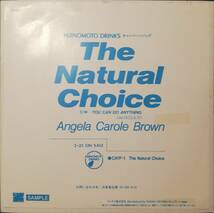 日本盤ONLY POPS45s　Angela Carole Brown // The Natural Choice / You Can Do Anything[EP]味の素キャンペーン ソングB級シンガー希少盤7_画像1