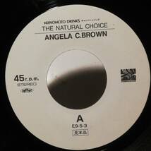 日本盤ONLY POPS45s　Angela Carole Brown // The Natural Choice / You Can Do Anything[EP]味の素キャンペーン ソングB級シンガー希少盤7_画像2