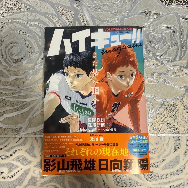 ハイキュー！！ｍａｇａｚｉｎｅ　ＶＯＬＬＥＹＢＡＬＬ　ＩＳ　ＦＵＮ！！　２０２４ＦＥＢＲＵＡＲＹ （ＳＨＵＥＩＳＨＡ　ＭＯＯＫ） 