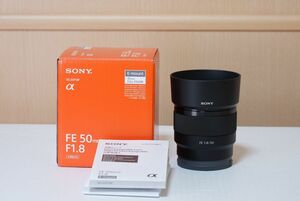 SONY SEL50F18F 単焦点レンズ　ほぼ新品