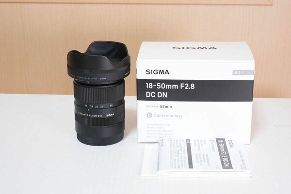 SIGMA 18-50mm F2.8 SONY Eマウント用レンズ　可変NDフィルター付き