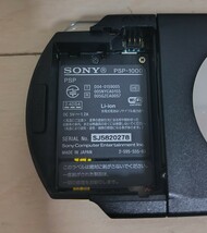 SONY ソニー プレイステーションポータブル PSP PSP-1000 ブラック ゲームできたのみ確認 初期化済み ジャンク 送料520円より_画像7