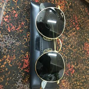  стандартный товар Vintage RayBan солнцезащитные очки Gold цвет с футляром B&L USA б/у текущее состояние товар 
