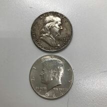 コレクションコイン アメリカ リバティ 銀貨 ケネディ ウォーキングリバティー 6枚セット 中古現状品_画像3