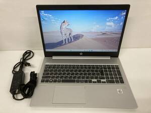 HP ProBook 450 G7 / Core i5-10210U 1.60GHz / メモリ8GB / HDD 500GB / Windows 11Pro、動作確認済み