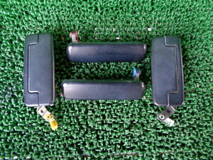 Sambar Van 　GD- TV2　 2001 　Genuine　アウター Steering　ドアノブ　Black無塗装　サイドドア用　4個 【8688 6-1937】
