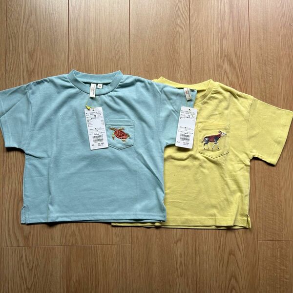 【新品・未使用】Samansa Mos2 Lagom Tシャツ　95 セット売り