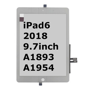 iPad6 第6世代 2018 9.7インチ A1893 A1954 ガラス パネル 白 Sクラス タッチスクリーン交換 デジタイザ 修理 リペアパーツ 画面 割れ