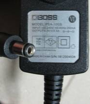 BOSS ACアダプタ PSA-100S (9V 0.5A) 5.5mm×2.1mm センターマイナス 中古_画像2