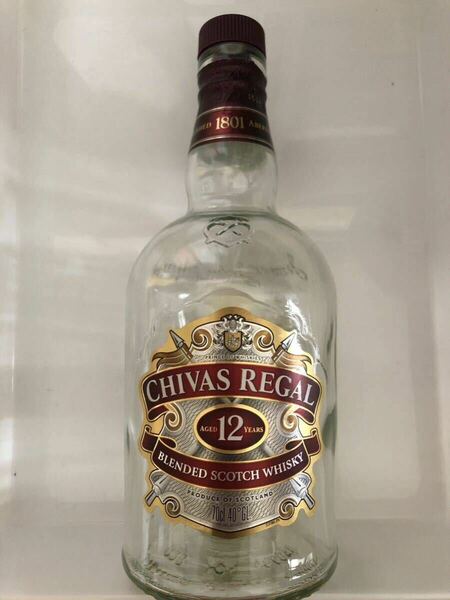 【空き瓶】CHIVAS REGAL スコッチウイスキー　 １２年　 ７００ml 