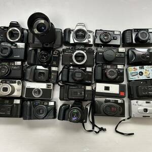 1円~ フィルムカメラまとめ FUJICA FUJI MINOLTA Nikon KONICA Kyocera Canon FUJICA など(ジャンク品 動作未確認 GK)