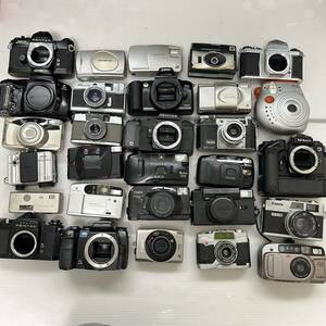 円~ フィルムカメラまとめ PENTAX RICOH MINOLTA Canon KONICA Nikon FUJIFILM FUJI OLYMPUS (ジャンク品 動作未確認 KJ)